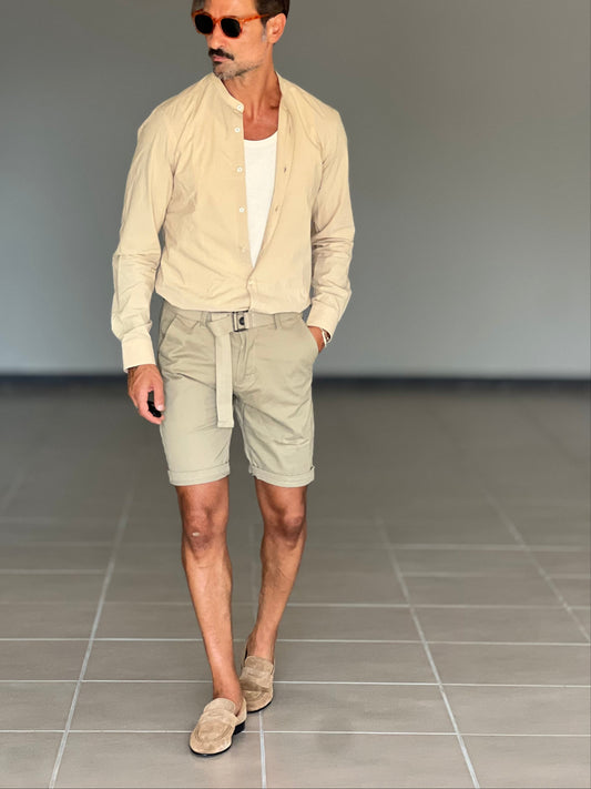 WHITE VISCOSE TROUSERS WITH REGULAR BOTTOM