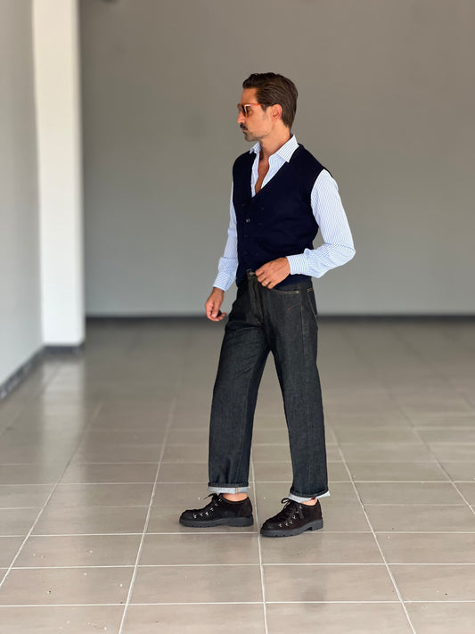 JEANS CIMOSA SCURO ALTATENSIONE