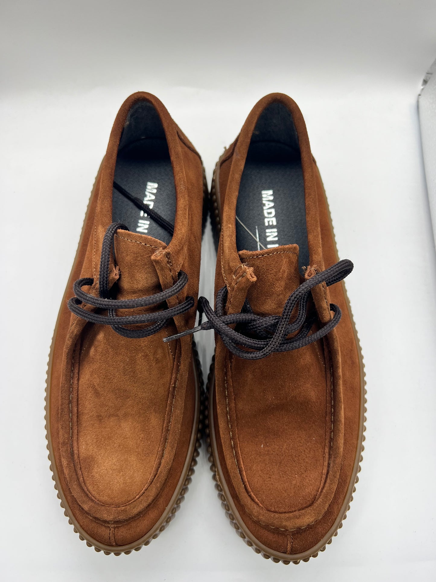 DOUBLE BUCKLE BLACK SUEDE LOAFERS