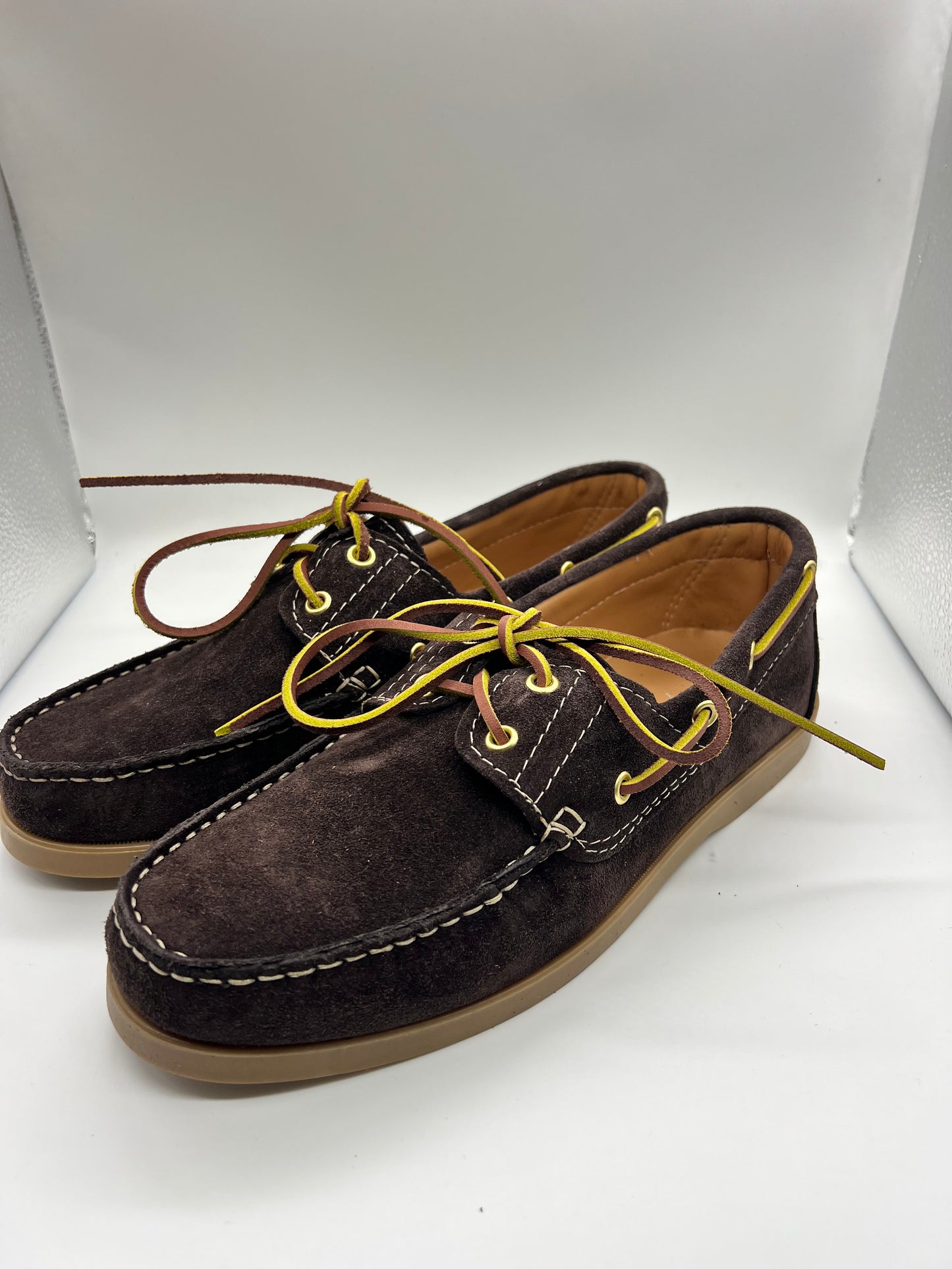 DOUBLE BUCKLE BLACK SUEDE LOAFERS