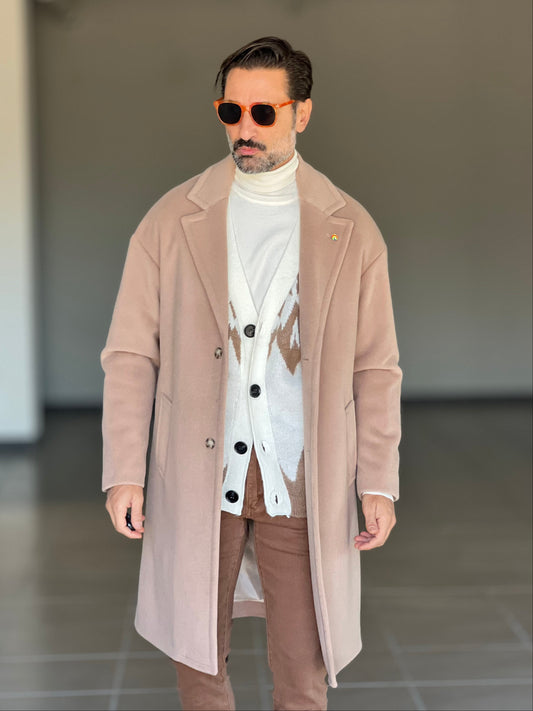 CAPPOTTO CAMMELLO OVER FIT