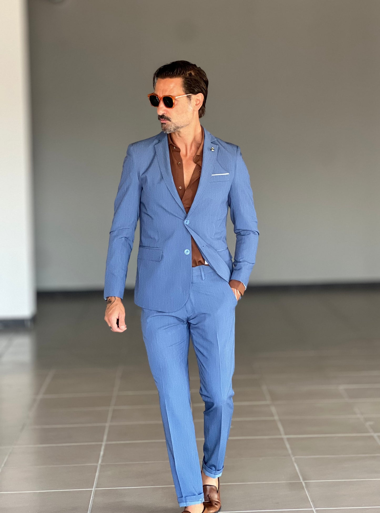 ABITO DENIM MONOPETTO VISCOSA E MISTI