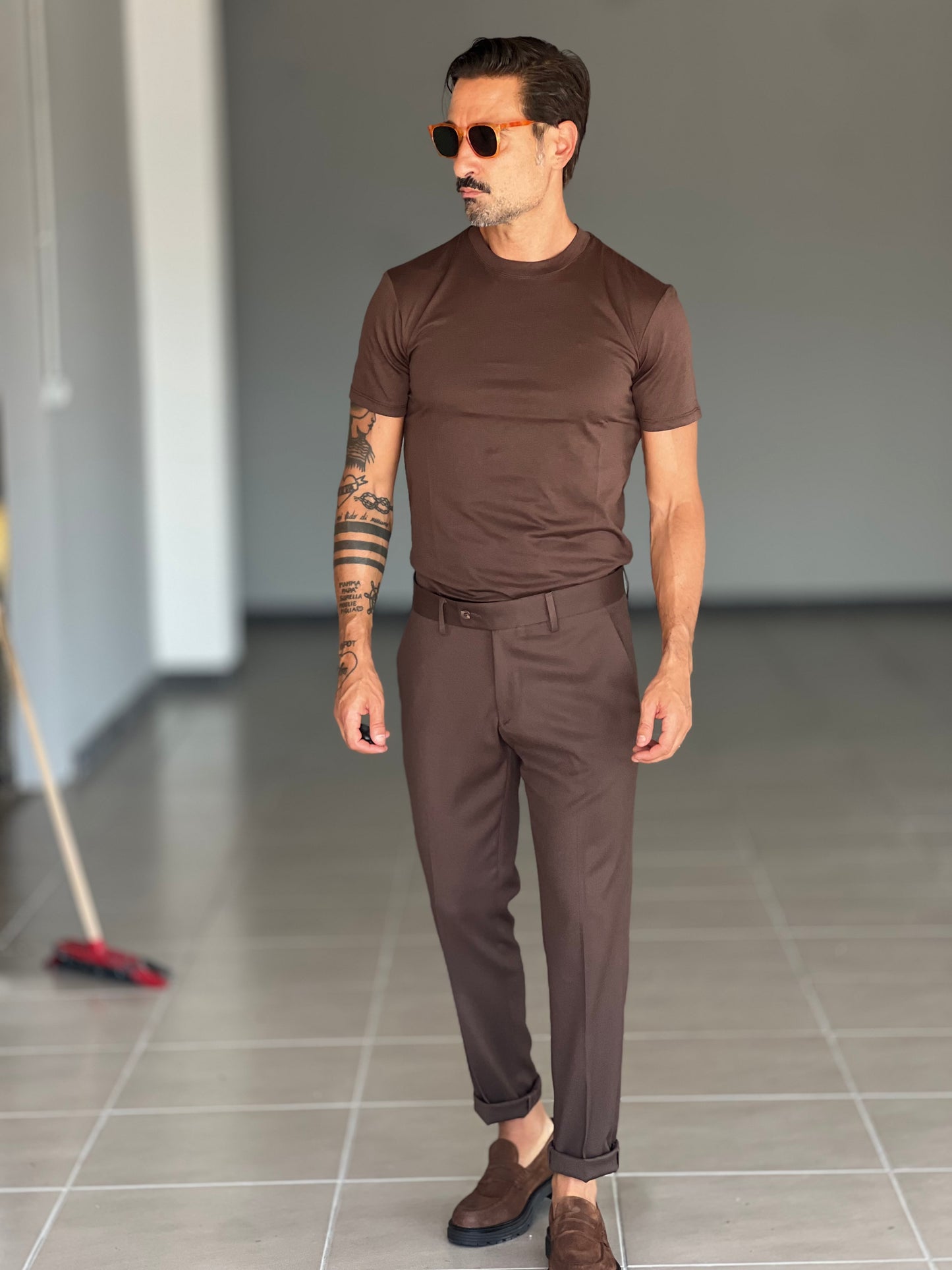 T SHIRT MORO COTONE FILO DI SCOZIA