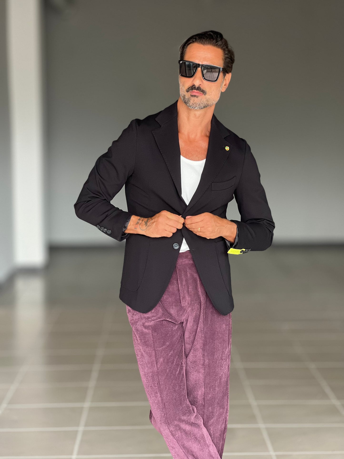 GIACCA NERA PUNTO MILANO