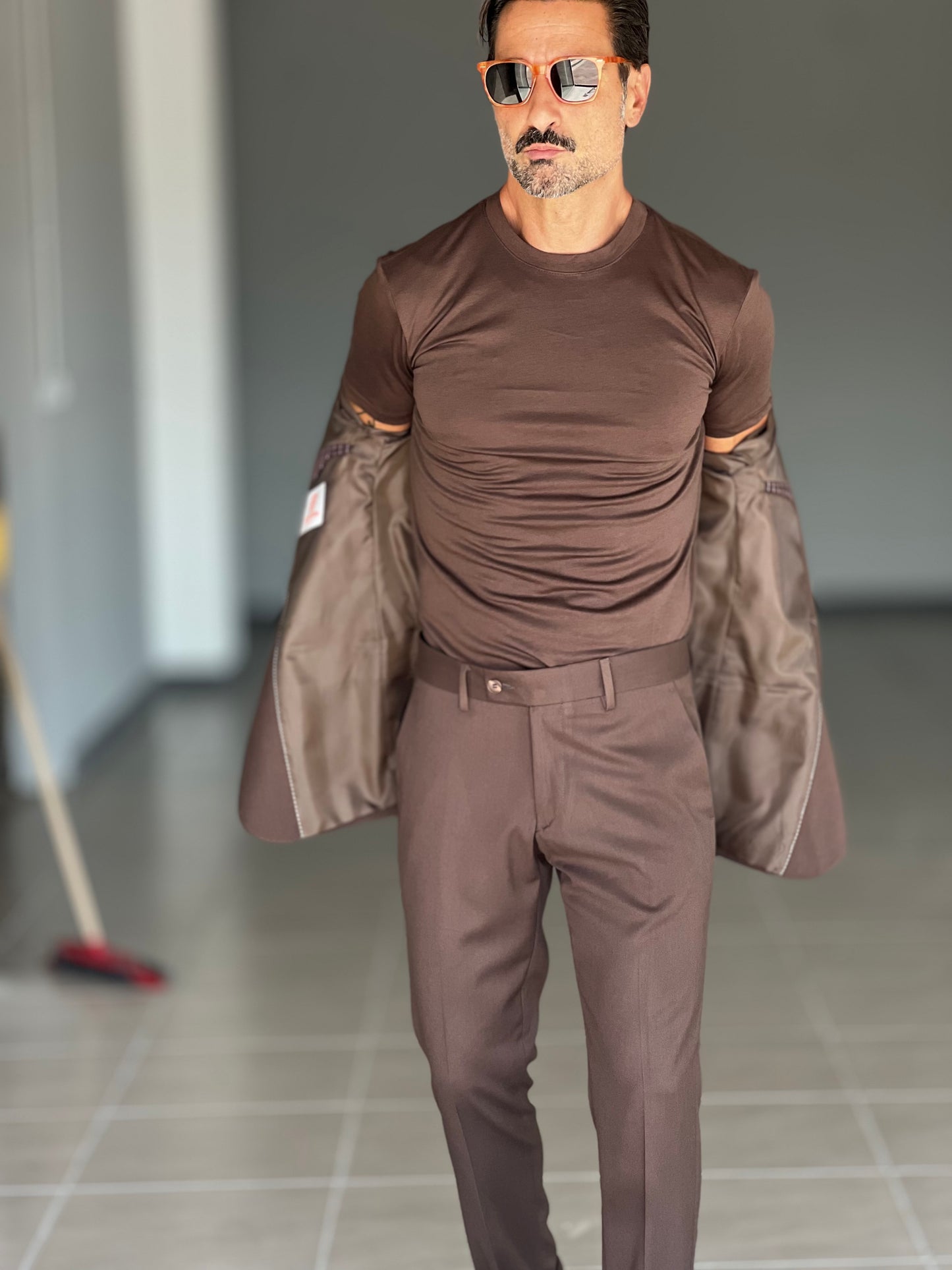 T SHIRT MORO COTONE FILO DI SCOZIA