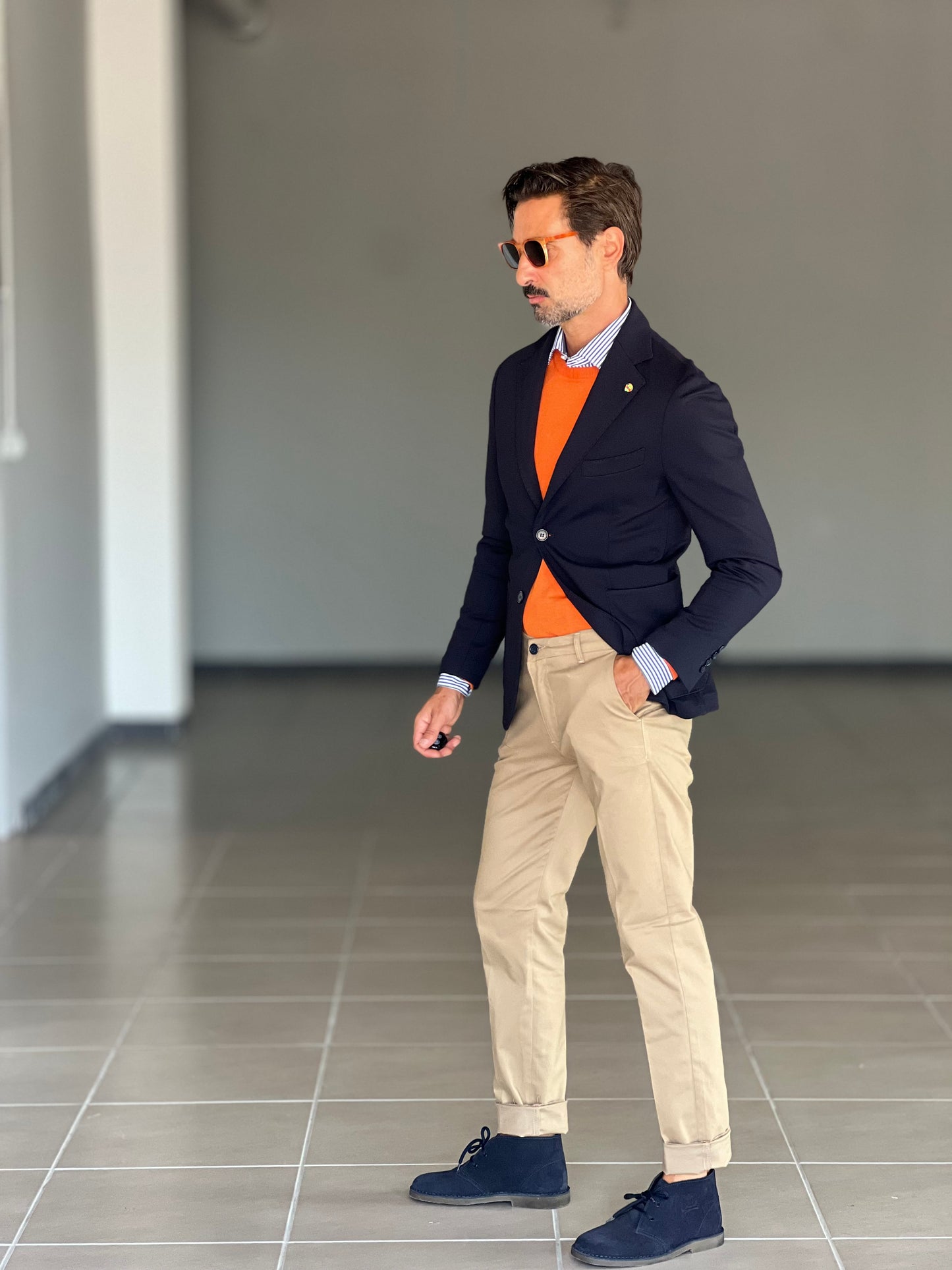 GIACCA BLU PUNTO MILANO