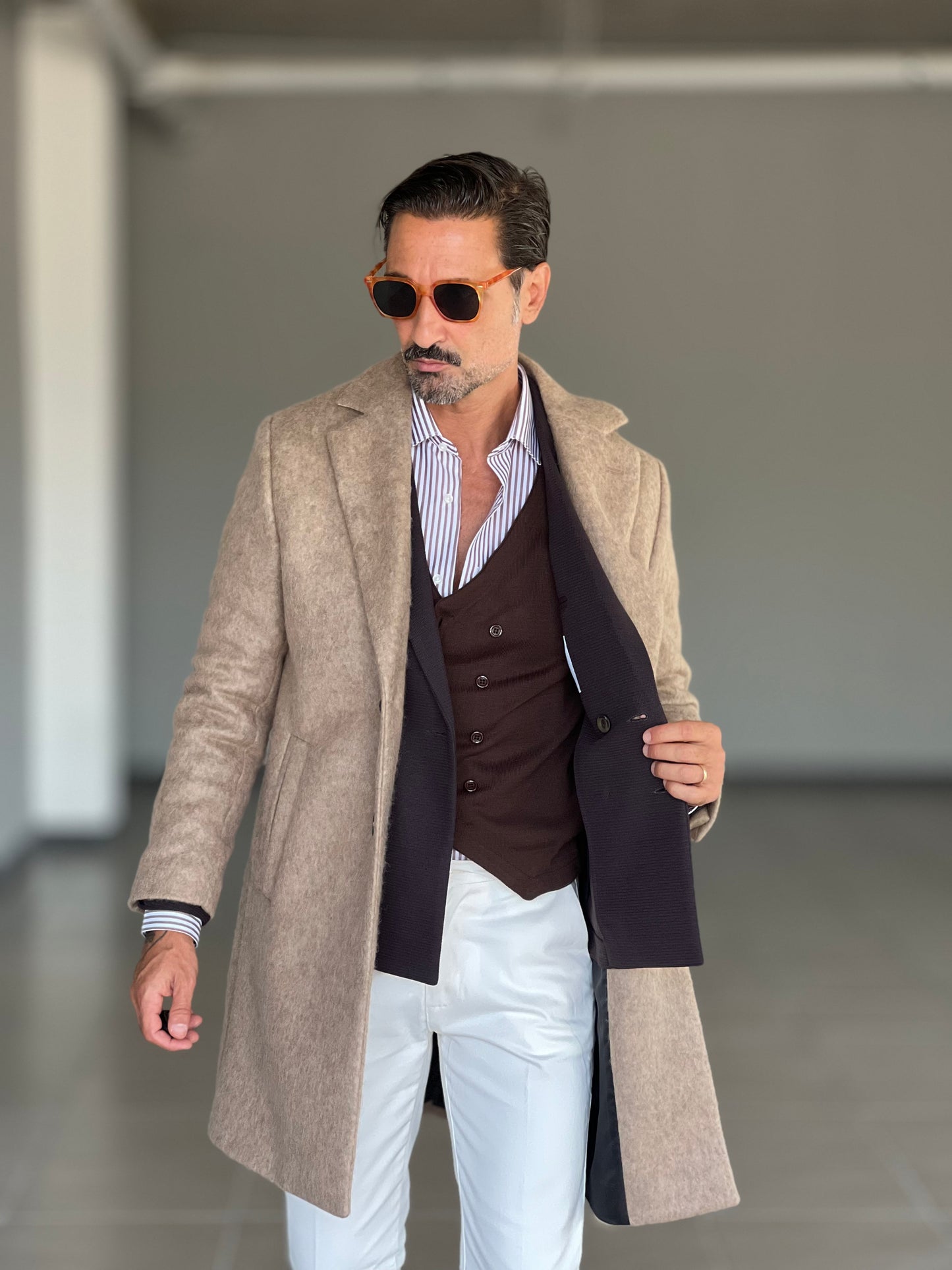 GILET MAGLIA MORO DOPPIOPETTO