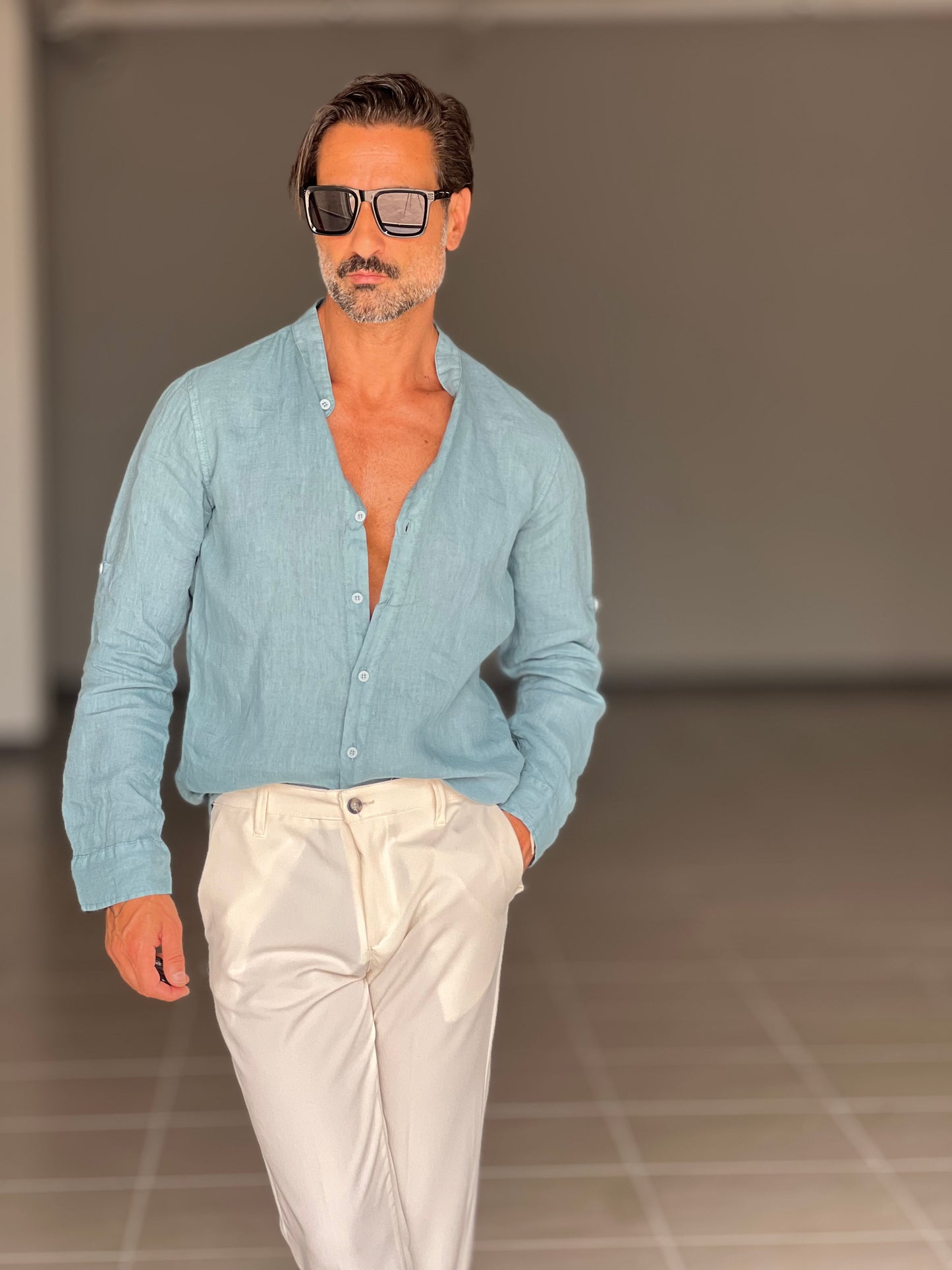 CAMICIA LINO OTTANIO COREANA