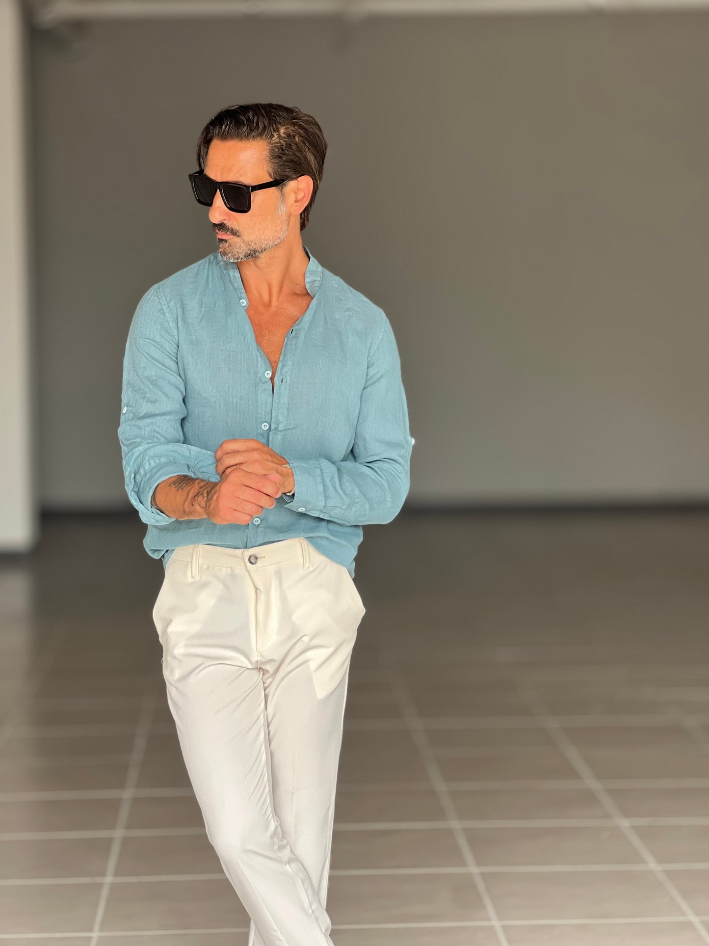 CAMICIA LINO OTTANIO COREANA