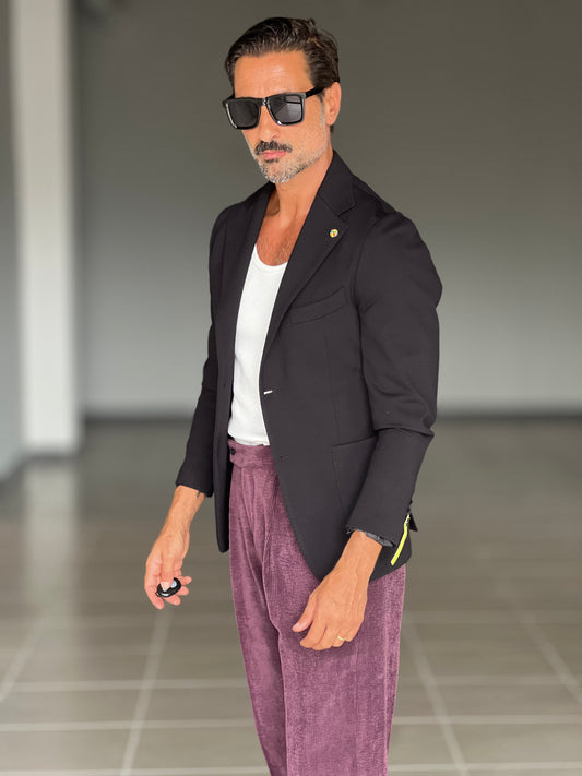 GIACCA NERA PUNTO MILANO