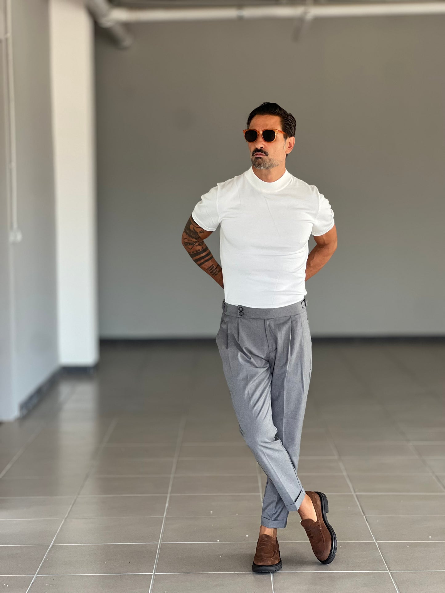 MAGLIA GIRO PANNA MEZZO COLLO VISCOSA E MISTI