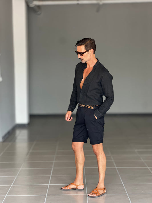 WHITE VISCOSE TROUSERS WITH REGULAR BOTTOM