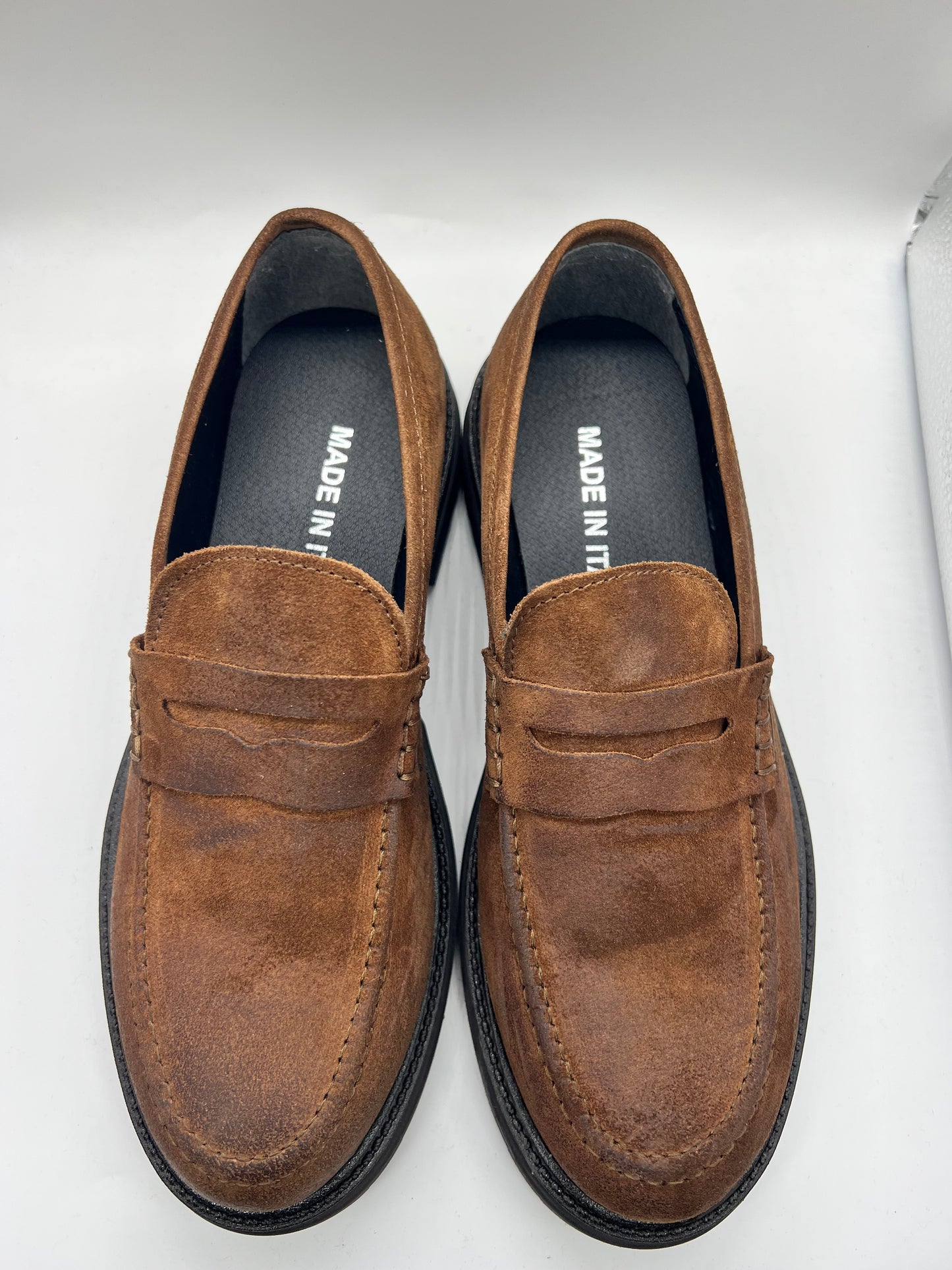 MOCASSINO CUOIO INVECCHIATO FONDO GOMMA