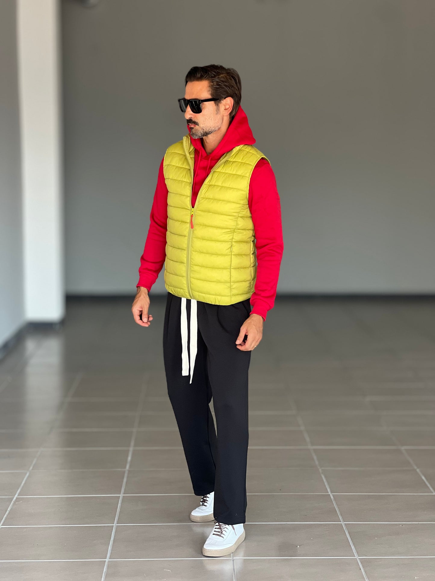 GILET PIUMINO VERDE MELA