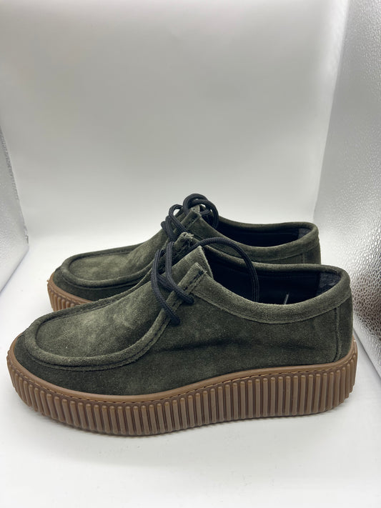 SCARPA INGEGNERE VERDE FONDO GOMMA