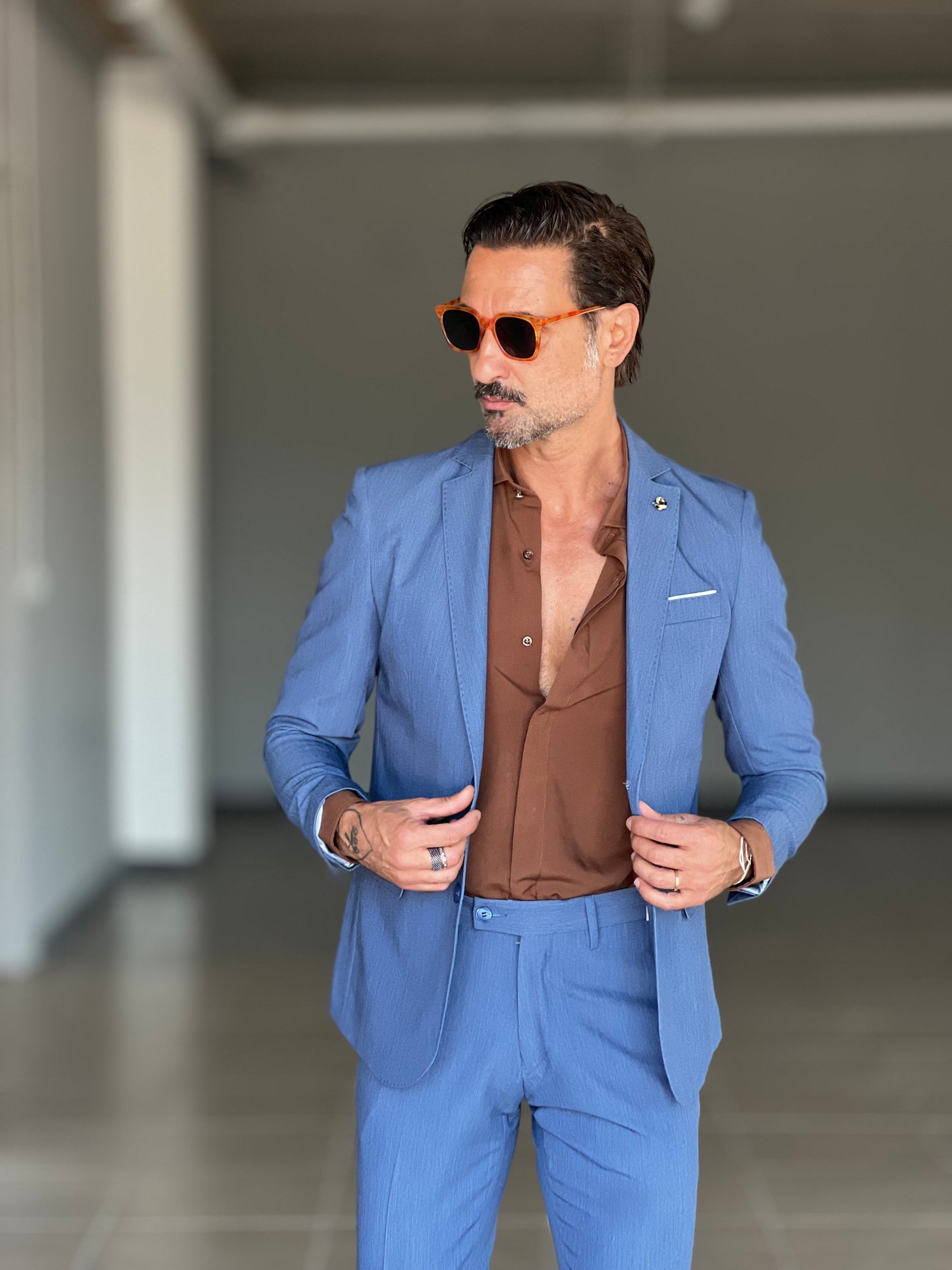ABITO DENIM MONOPETTO VISCOSA E MISTI