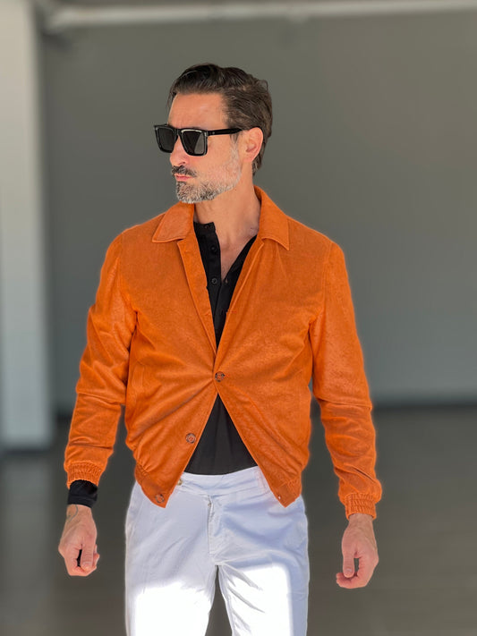 GIUBBINO ARANCIO DAINETTO ECOLOGICO