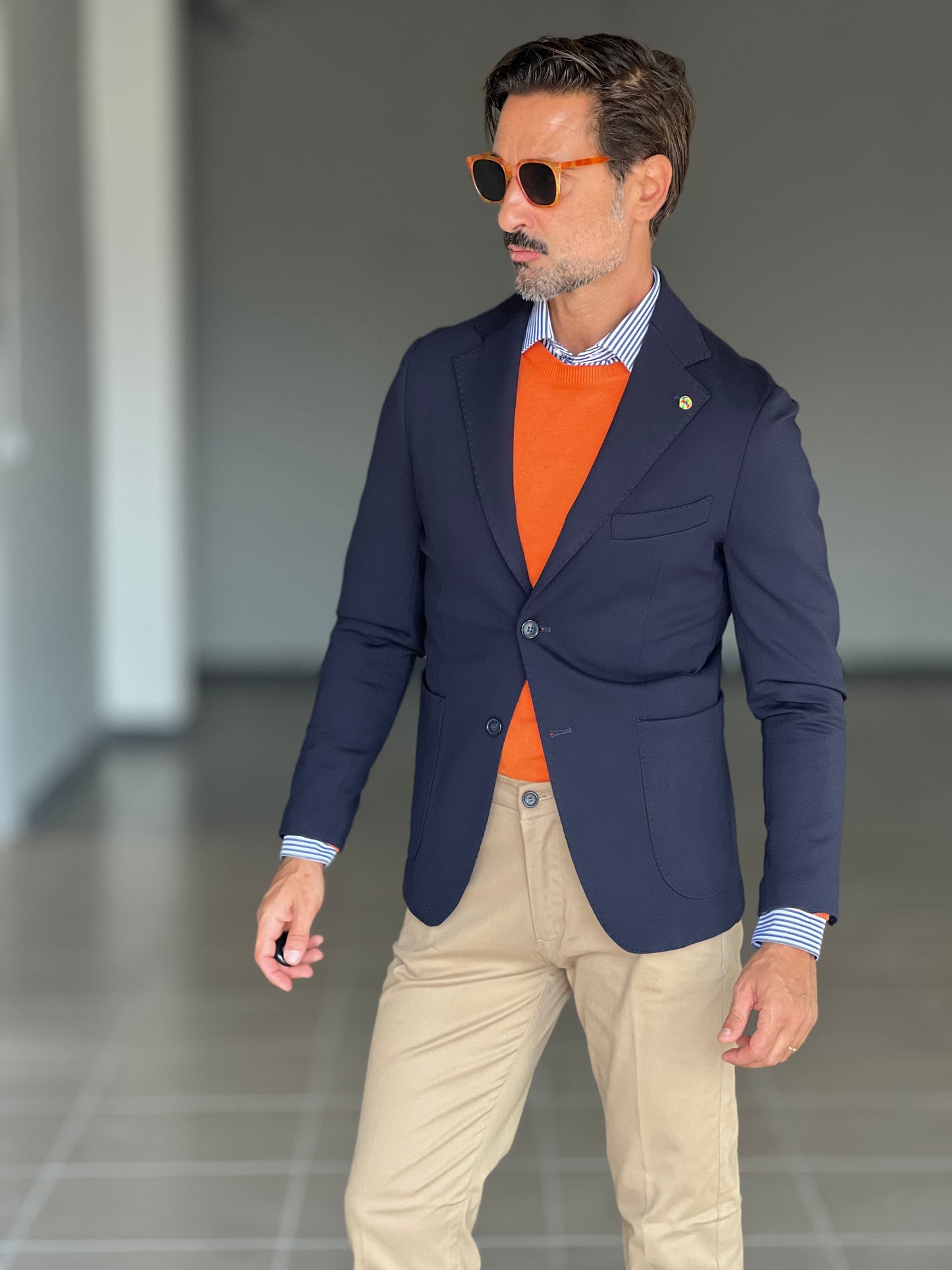 GIACCA BLU PUNTO MILANO