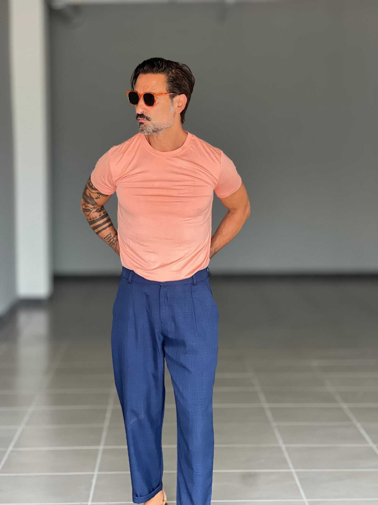 BOAT NECK T SHIRT