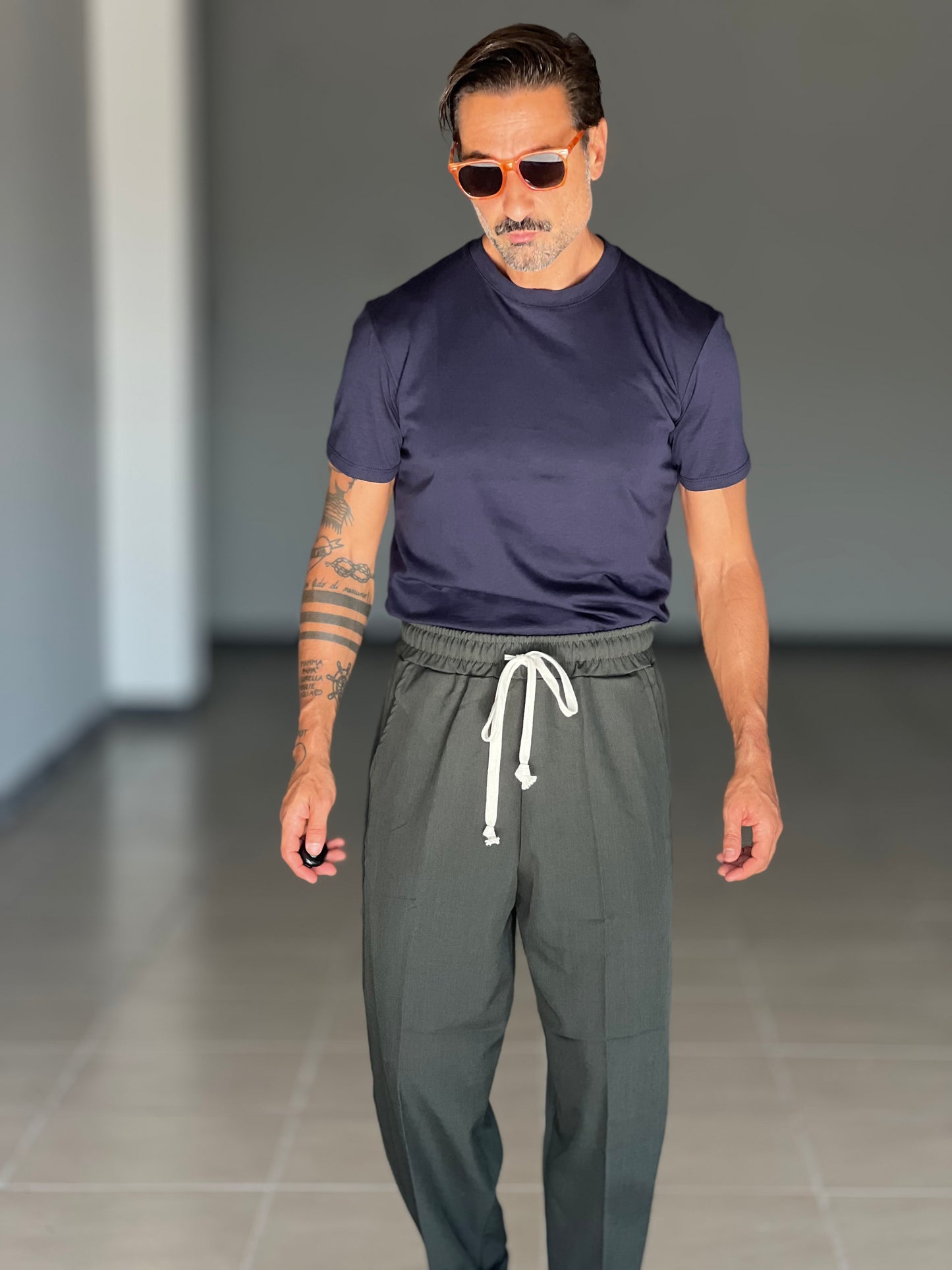 PANTALACCIO VERDE VISCOSA E MISTI