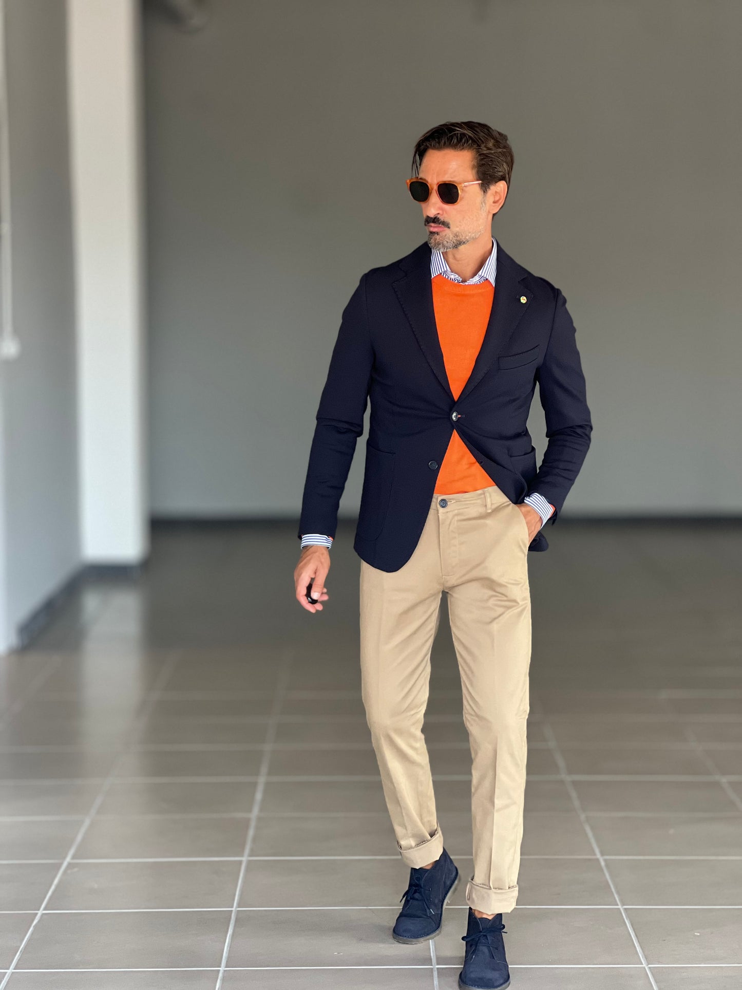 GIACCA BLU PUNTO MILANO