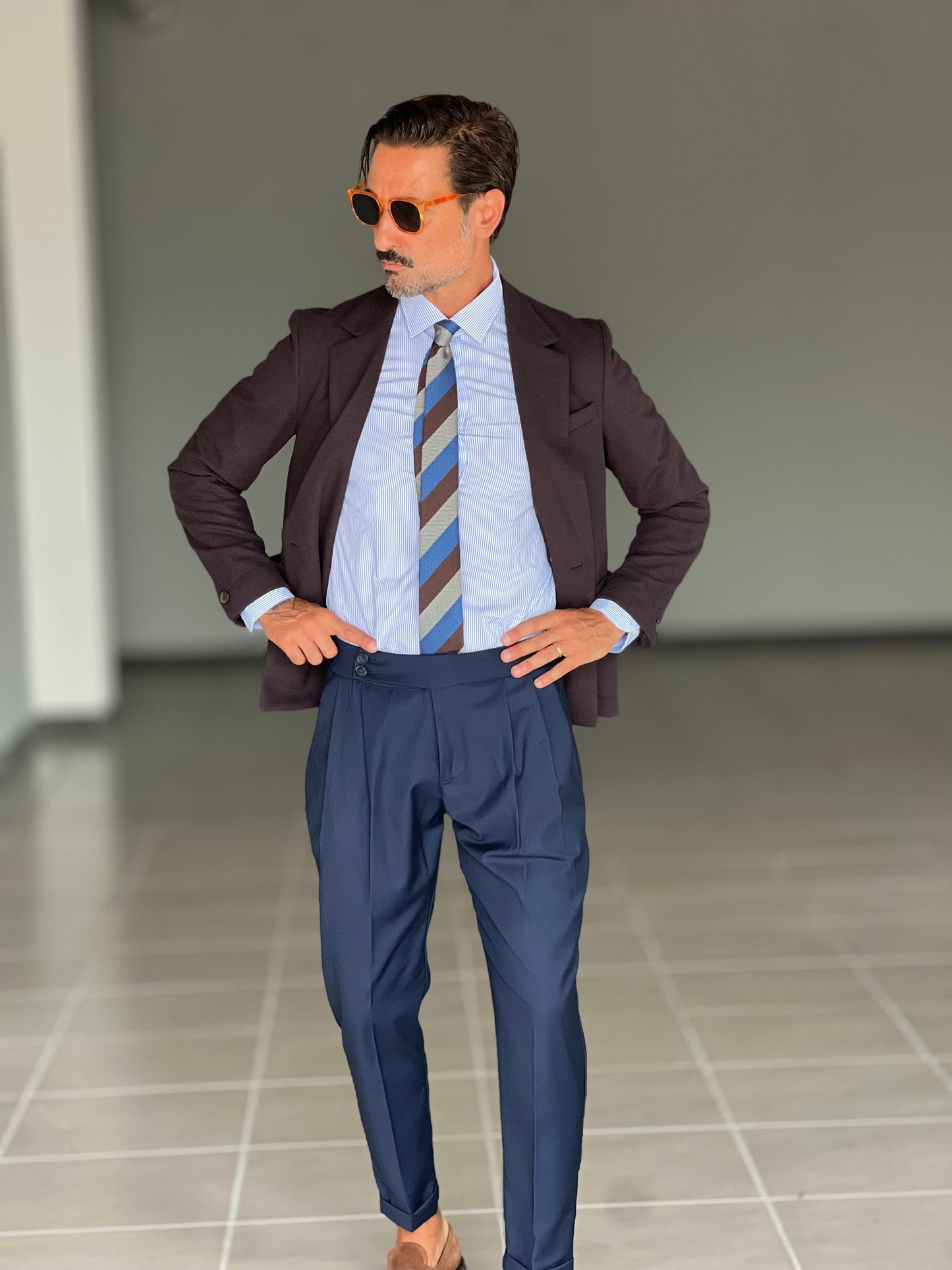 CAMICIA DEPOT BACCHETTA BIANCA E CELSTE FINA