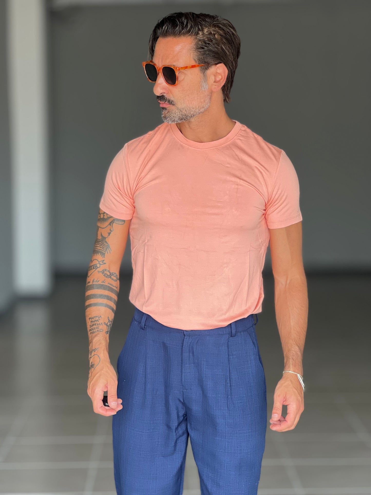 BOAT NECK T SHIRT