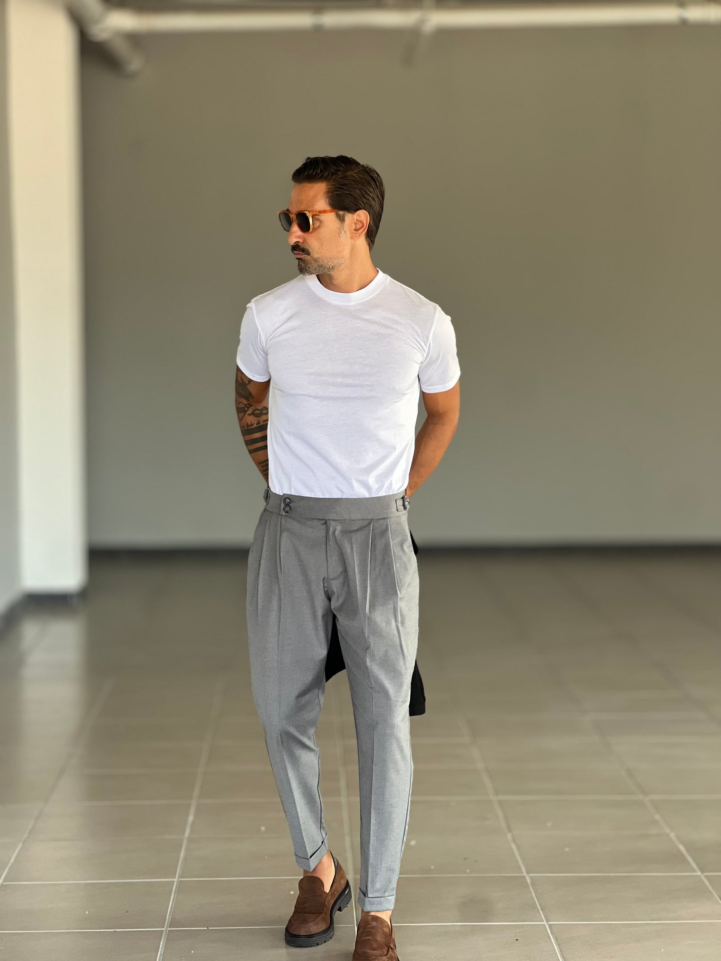 T SHIRT BIANCA COTONE FILO DI SCOZIA