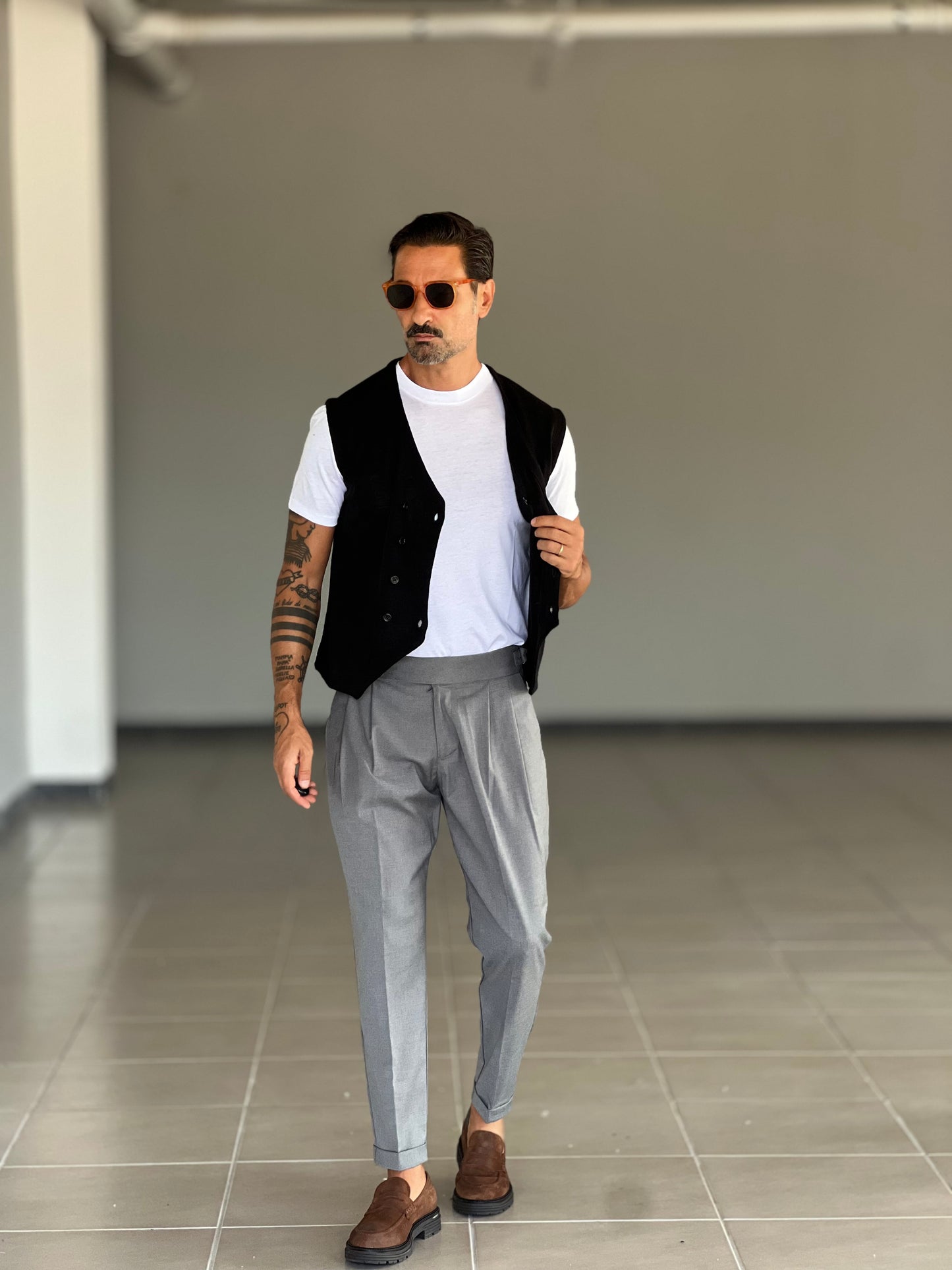 T SHIRT BIANCA COTONE FILO DI SCOZIA
