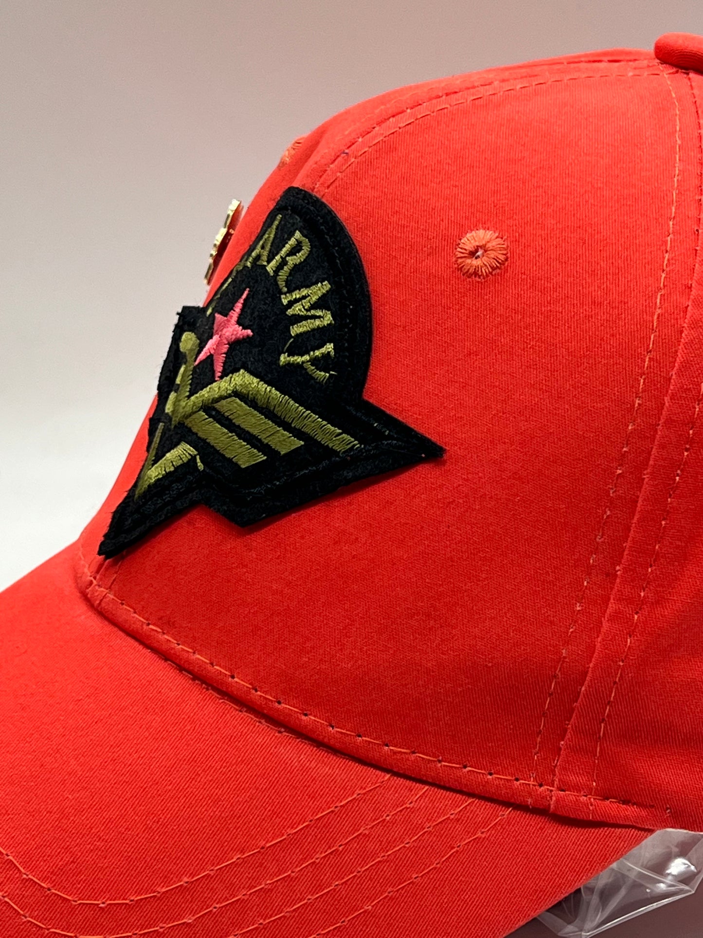 CAPPELLO SALMONE COTONE PATCH