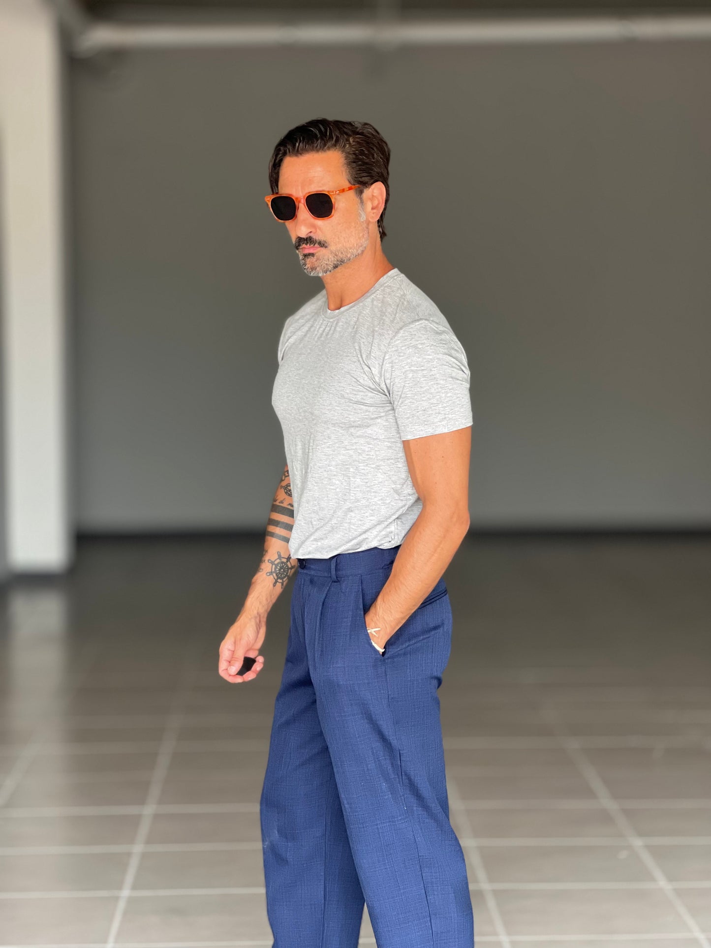 BOAT NECK T SHIRT