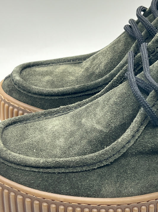 SCARPA INGEGNERE VERDE FONDO GOMMA