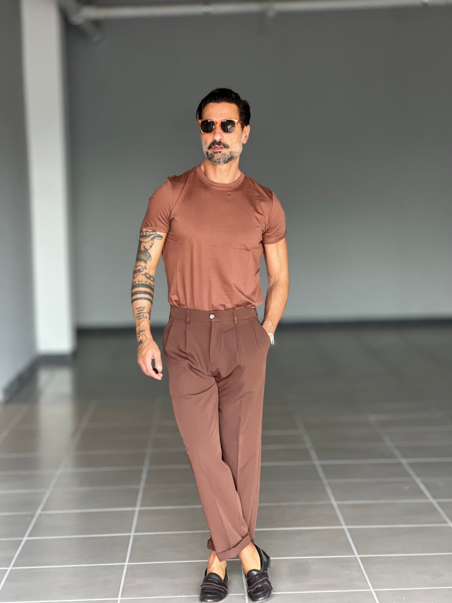 BOAT NECK T SHIRT