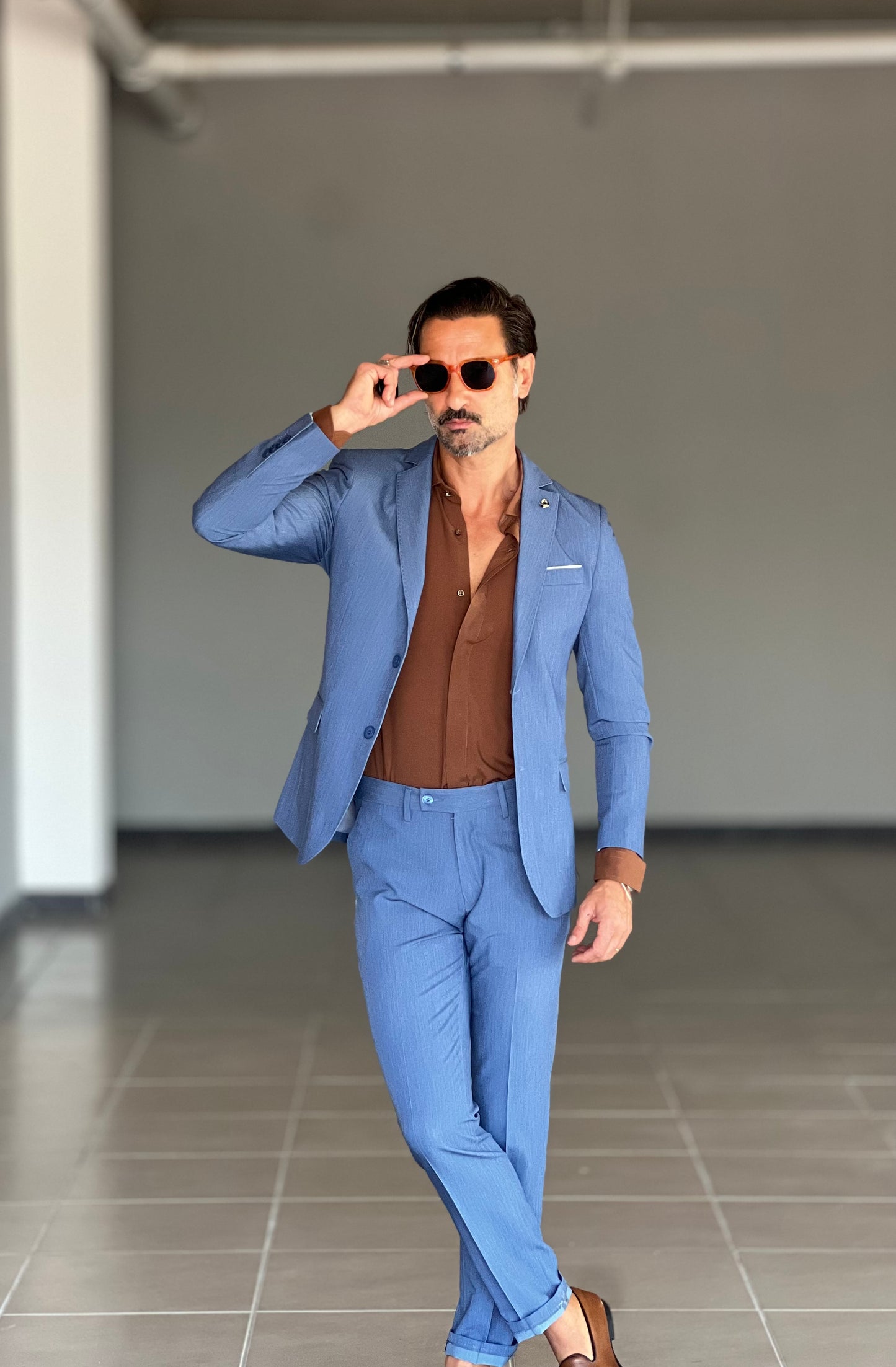 ABITO DENIM MONOPETTO VISCOSA E MISTI