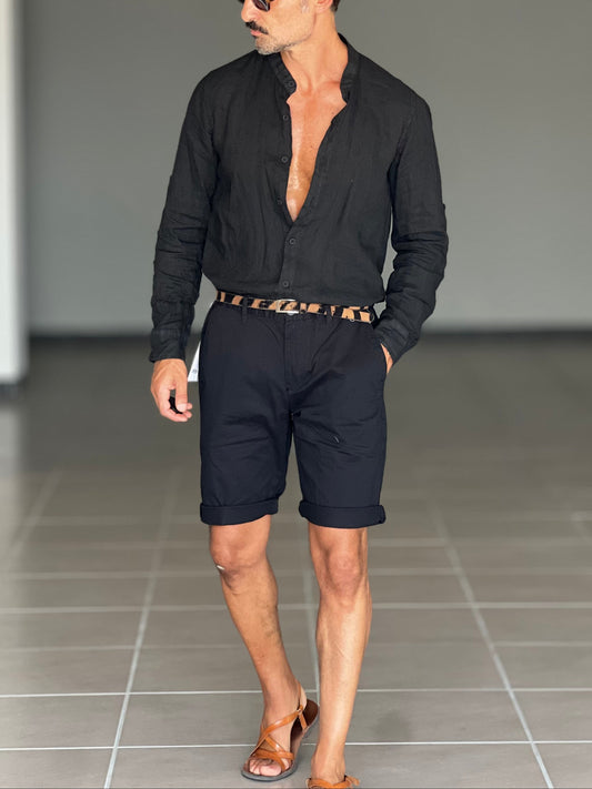 WHITE VISCOSE TROUSERS WITH REGULAR BOTTOM