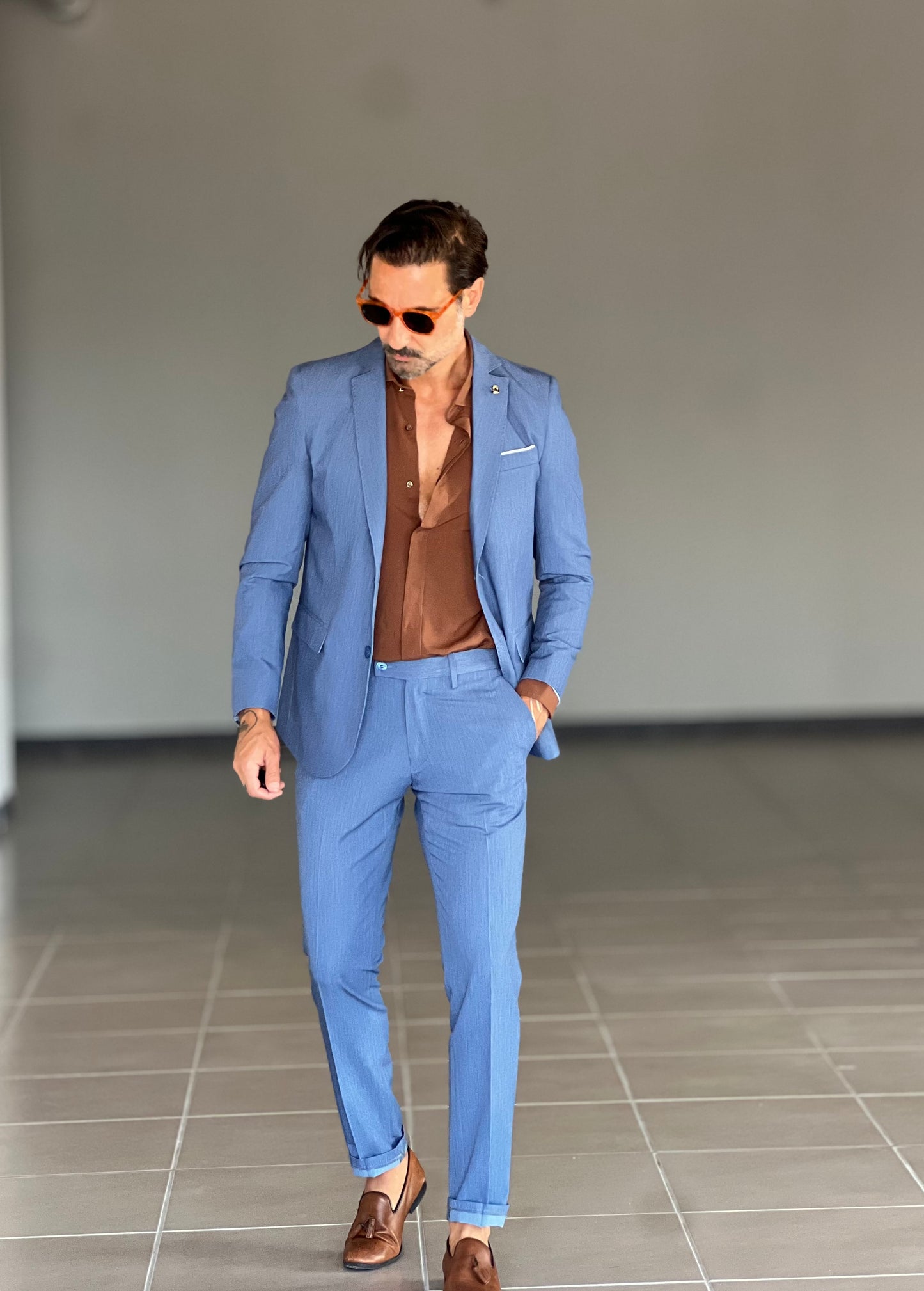 ABITO DENIM MONOPETTO VISCOSA E MISTI