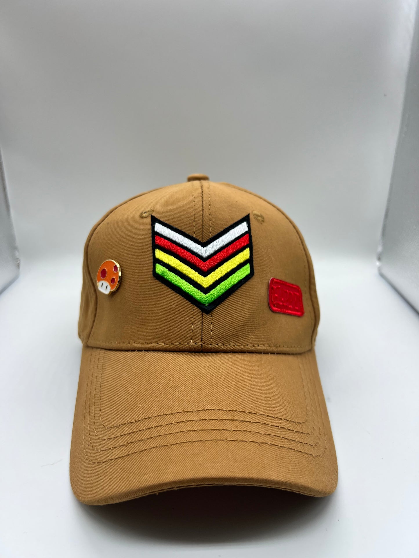 CAPPELLO MATTONE COTONE PATCH