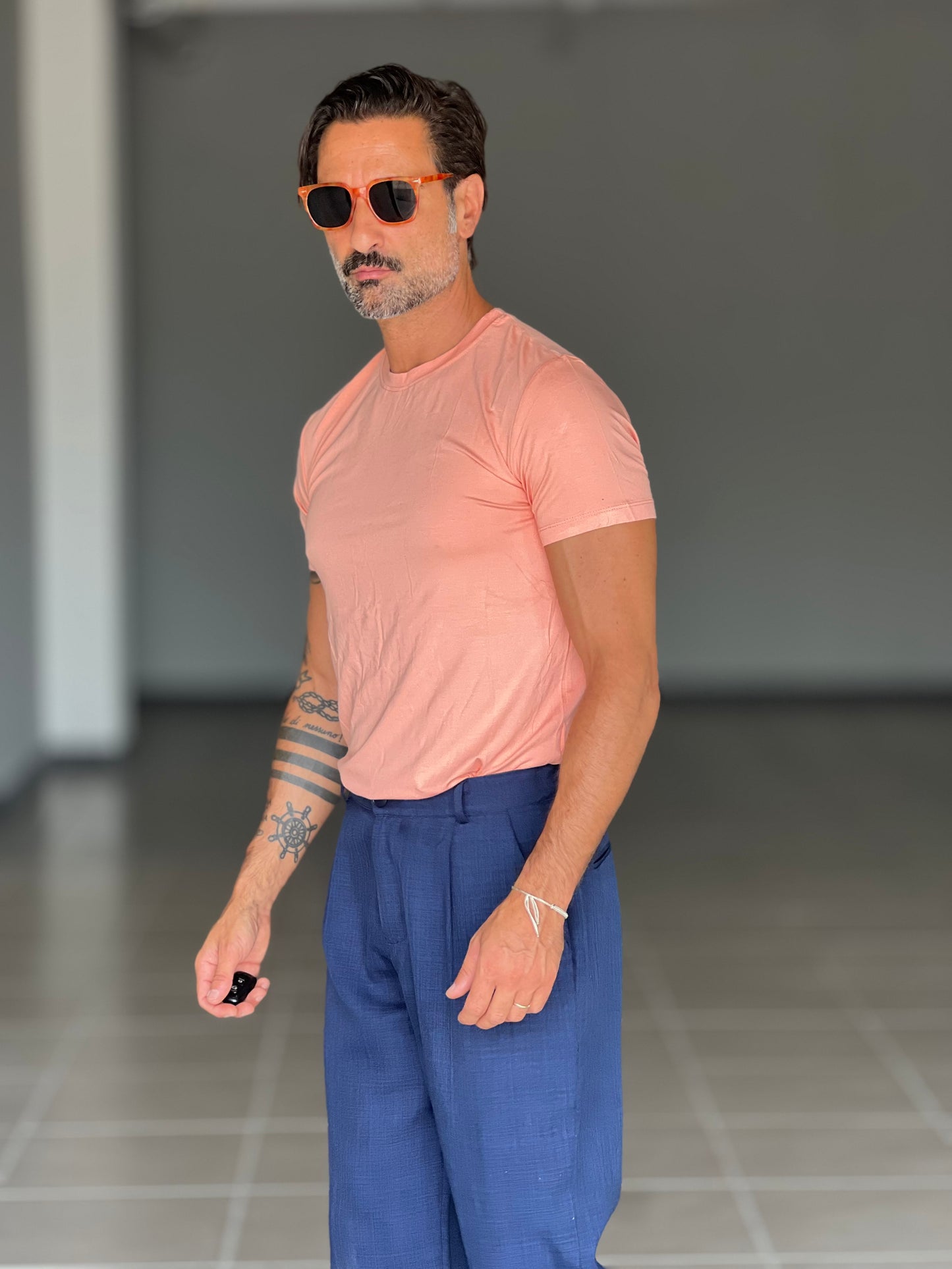 BOAT NECK T SHIRT