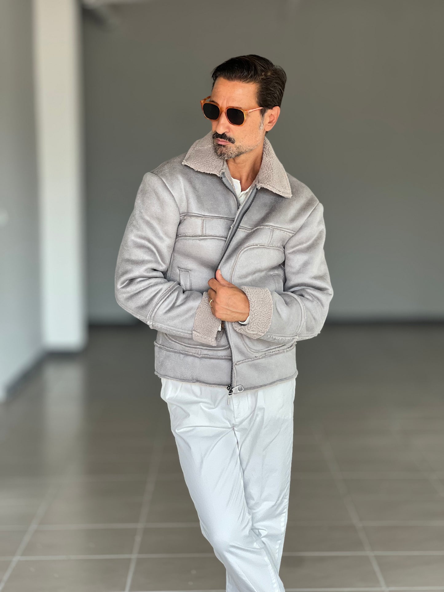 ECOMONTONE GRIGIO CONTRASTO PANNA XAGON