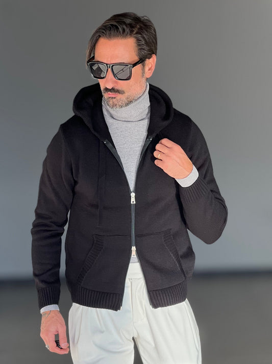 BEIGE COTTON OPEN CARDIGAN