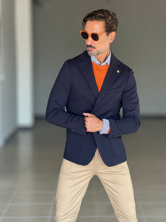 GIACCA BLU PUNTO MILANO