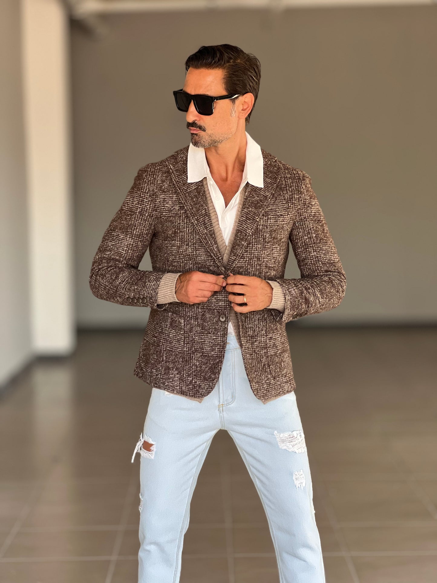 POLO BIANCA RASATA VISCOSA E MISTI