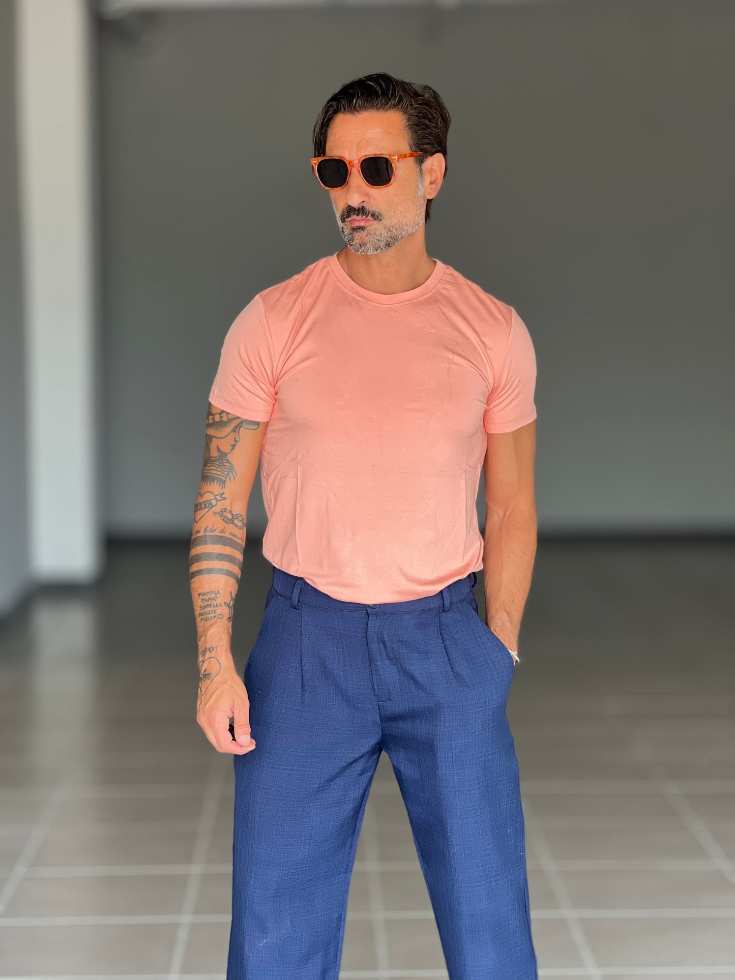 BOAT NECK T SHIRT