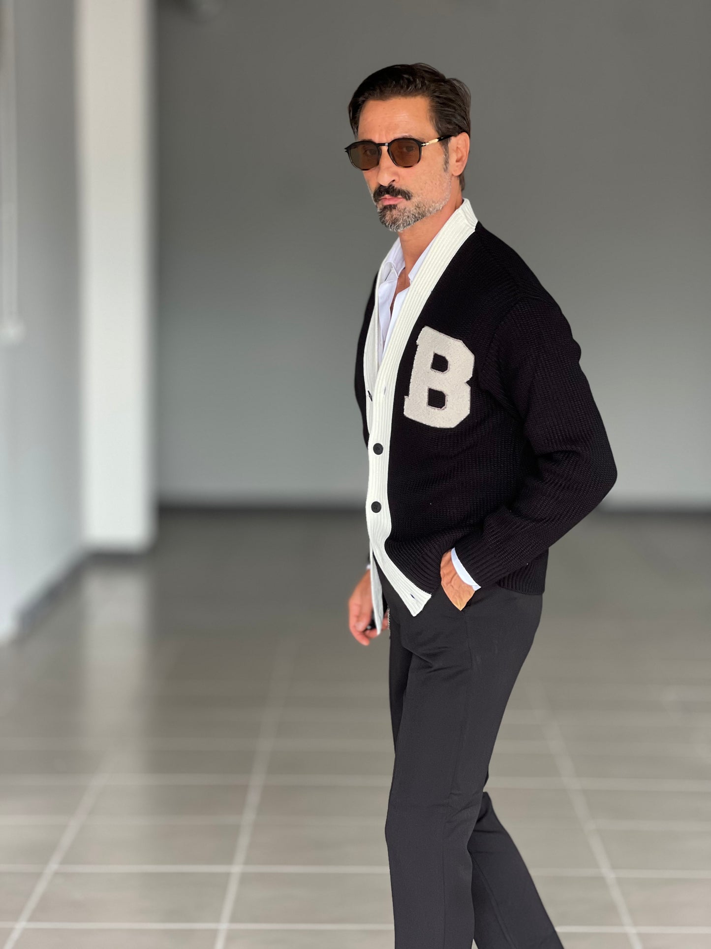 PANTALONE NERO VISCOSA E MISTI GAMBA DRITTA TASCA AMERICA