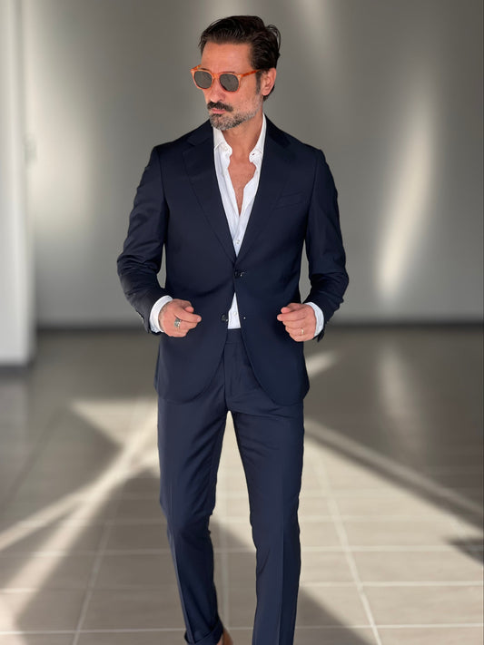 ABITO BLU MONOPETTO VISCOSA