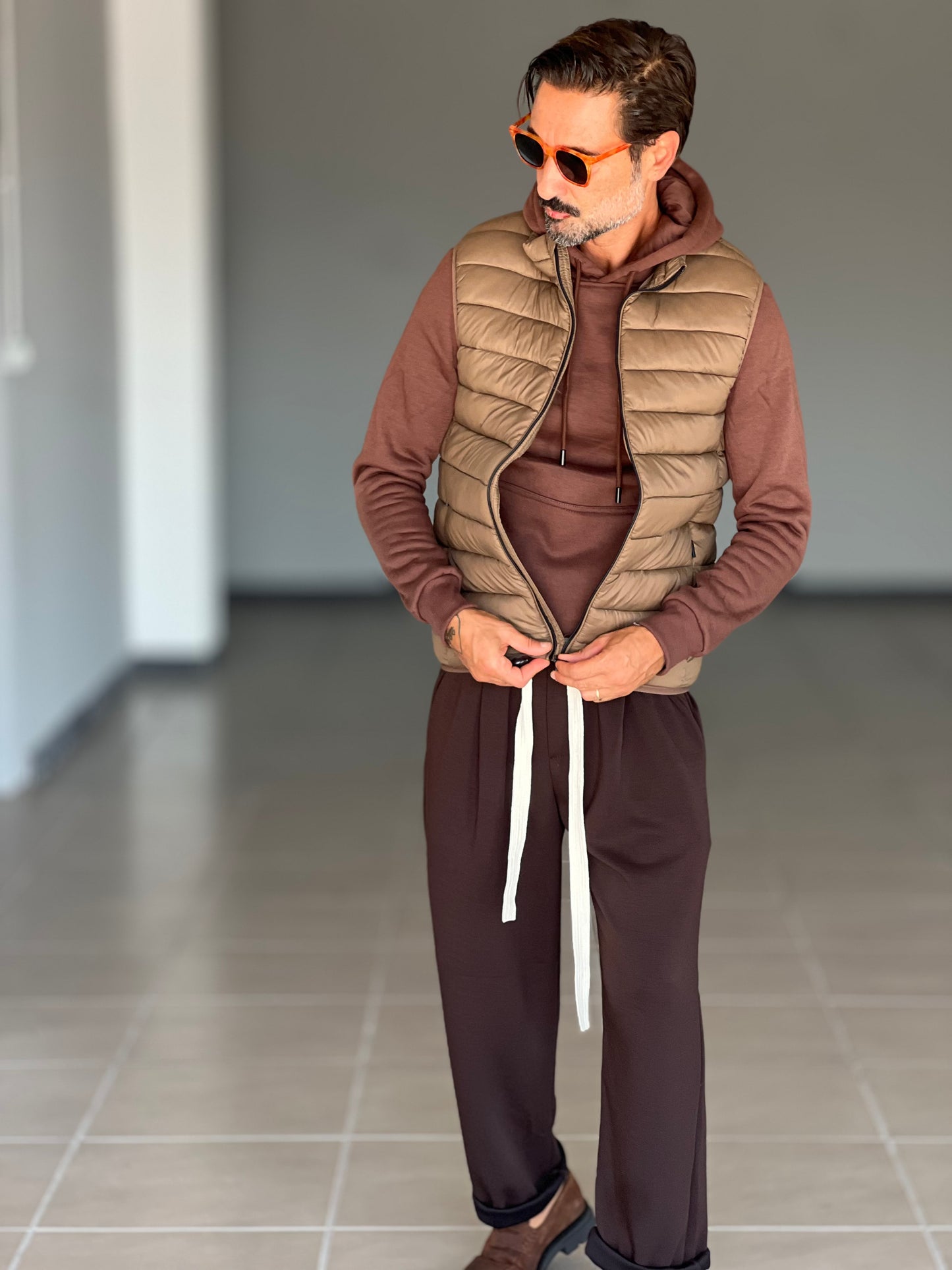 GILET PIUMINO MORO