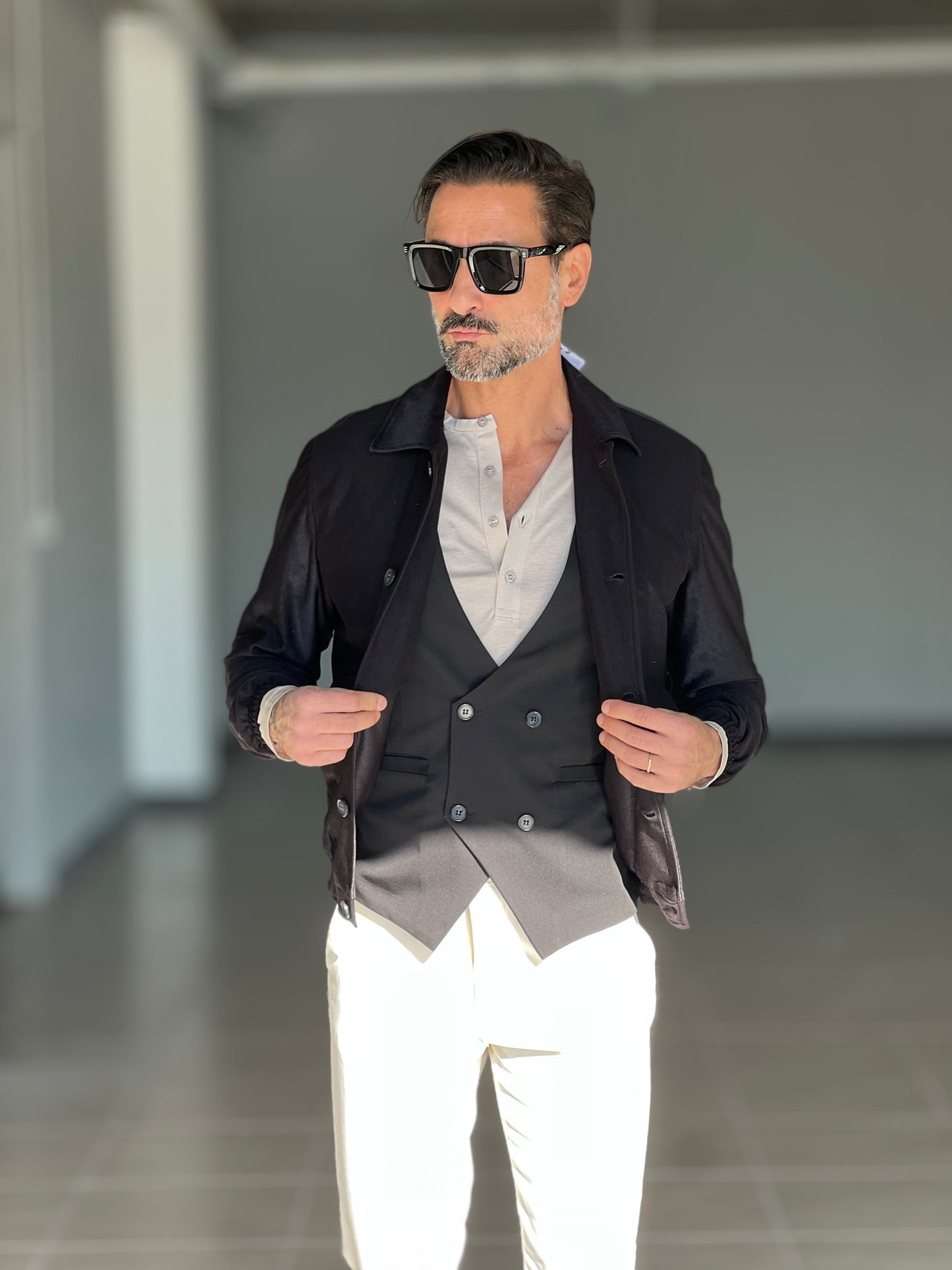 GIUBBINO NERO DAINETTO ECOLOGICO