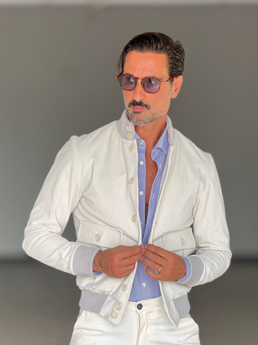 COLLEGE PANNA VELLUTO MILLERIGHE