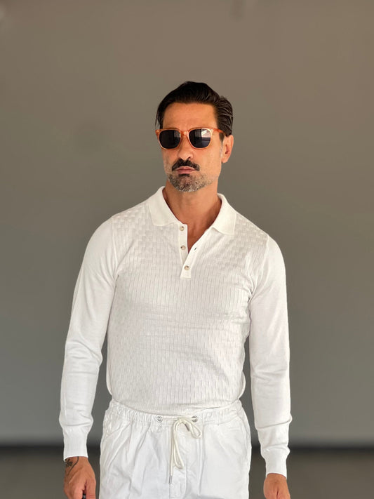 POLO PANNA TRAMATA VISCOSA E MISTI