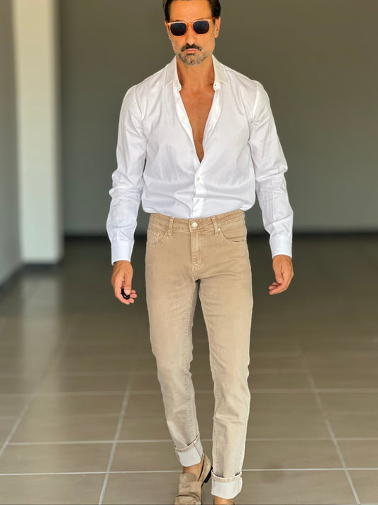 JEANS SORRENTO CAMMELLO